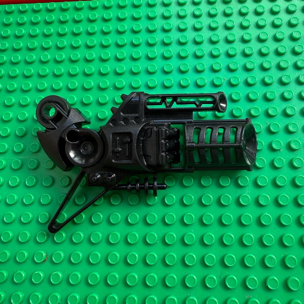 Lego Parts ~ Black Hero Factory Weapon, Sonic Blaster Arm ~ No 87815